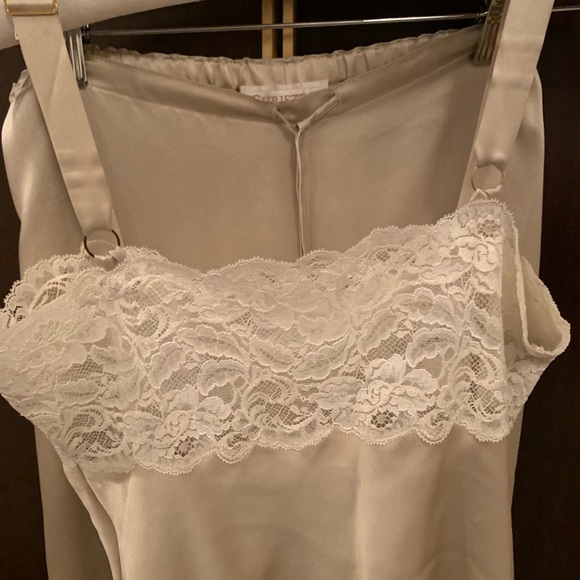 Luxury camel Dolores silk pajamas - Picture 7 of 8